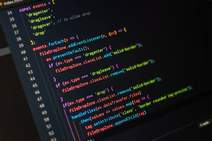 person coding